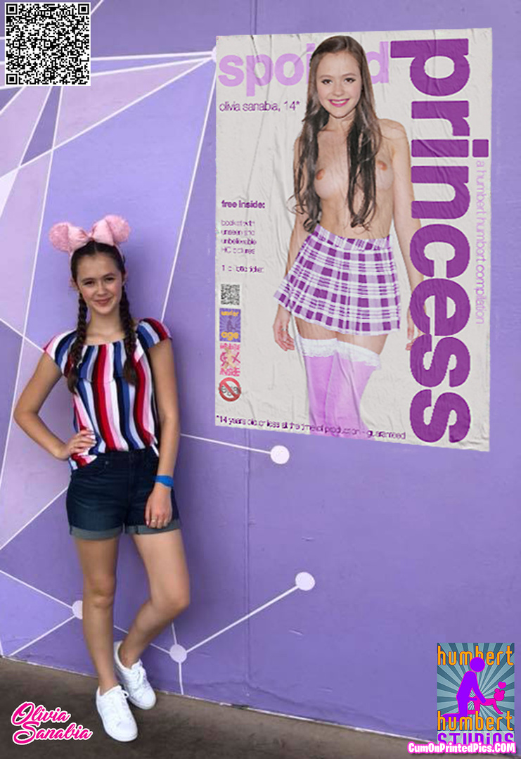 Olivia Sanabia posing proudly spoiled princess poster.jpg