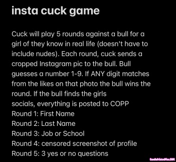 Cuck risking crush’s insta